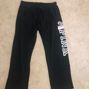 Black boyfriend pant sweatpants VS